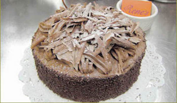 chocolate shavings cake