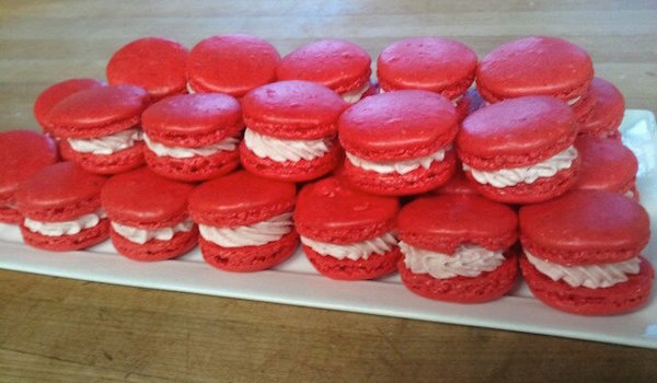 red macarons
